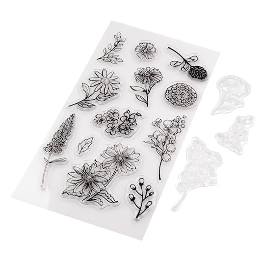 Flowers Clear Stamp Set by Recollections™
